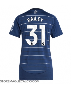 Aston Villa Leon Bailey #31 Maglia Gara Terza Repliche 2024-25 Donna Maniche Corte Aston Villa Leon Bailey #31 Maglia Gara Terza Repliche 2024-25 Donna Maniche Corte